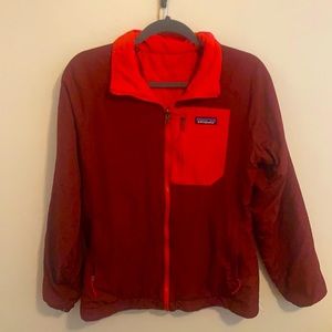 Patagonia, Reversible, Red, Zip-down, Down Jacket